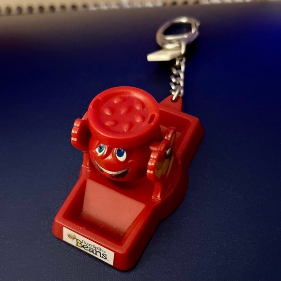 Vintage Miniature “Don’t Spill the Beans” Keychain - Picture 6 of 13